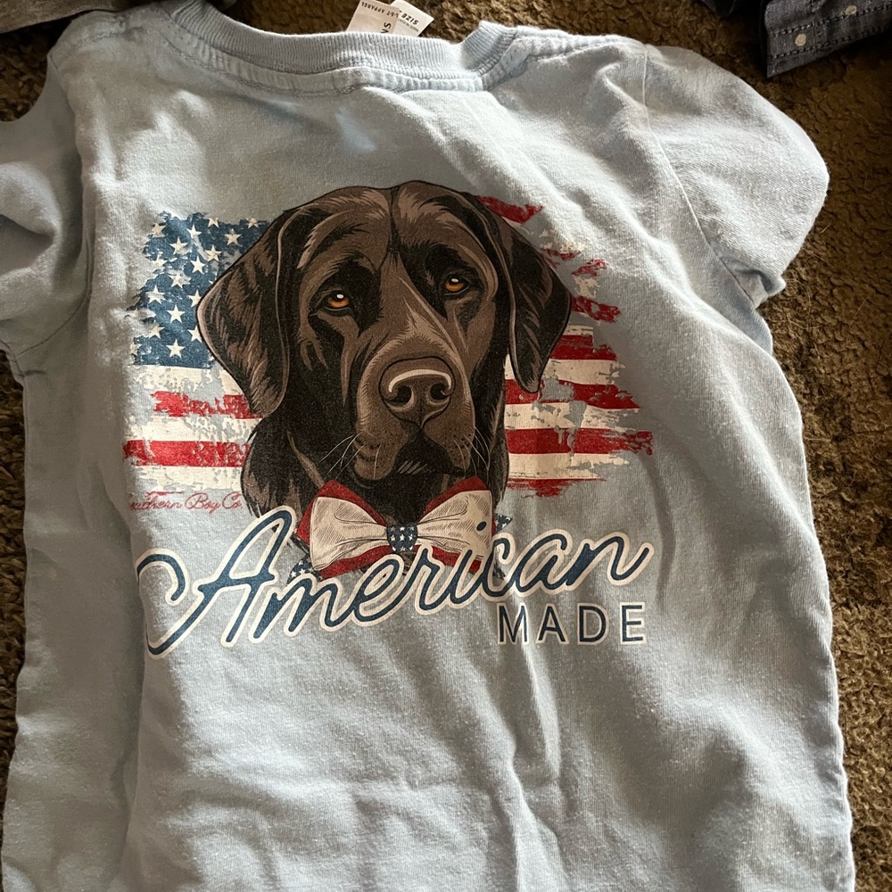 American Made Kids Short Sleeve Tee - Blue